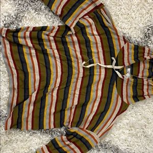striped hoodie